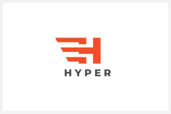 Hyper Letter H Logo Design Vector Product Image 1