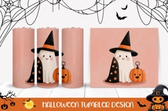 Magic Ghost Tumbler Sublimation, Halloween Ghost PNG Product Image 1