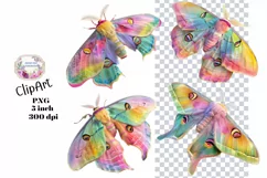 Moths, Junk Journal, PNG, Clipart, Ephemera, Butterflies Product Image 1