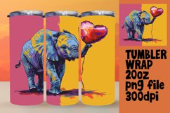 Pop Art Animals Tumbler Wrap - Vibrant Sublimation Product Image 1