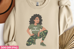 Empowering Black Girl Clipart Bundle PNG Product Image 9