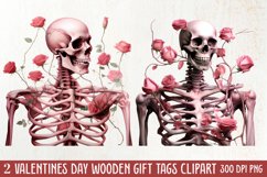 Love Gothic Valentine Clipart, Gothic Valentine Clipart Product Image 1