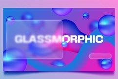 10 Trendy 3D Glassmorphic Backgrounds Product Image 1