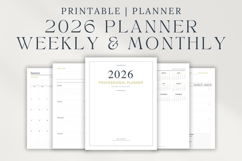 2026 Professional Minimalist Planner PDF | Product Image 1