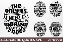 Sarcastic Quotes SVG Product Image 1