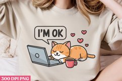 I’m OK PNG, Funny Animals Sublimation Product Image 2