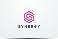 Synergy - Letter S Hexagon Logo Template Product Image 1