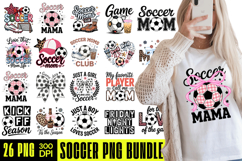 Soccer PNG Sublimation Design Bundle | Soccer PNG Design Product Image 1