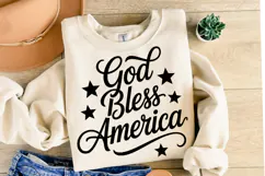 God Bless America Svg Design | Svg Cut Files | Shirt Svg Product Image 2