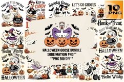 Halloween Goose PNG Bundle 10 Product Image 1