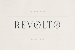 Revolto Elegant Display Serif Font Product Image 1
