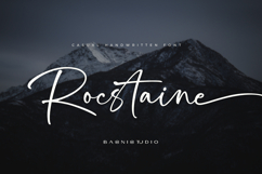 Rocstaine Casual Handwritten Font Product Image 1