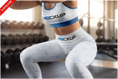 Womens Gym Kit Apparel Mockup Product Image 1