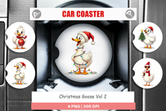 Christmas Goose Car Coaster Product Image 1