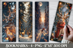 Christmas Reindeer Bookmark Product Image 1