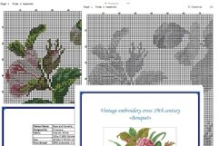 Vintage Cross Stitch Scheme Bouquet 6 Product Image 6