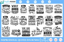 Inspirational Quotes SVG Bundle | Motivational Quotes SVG Product Image 1
