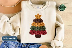 25 Crochet Yarn Christmas Tree PNG Bundle, Christmas tree Product Image 17