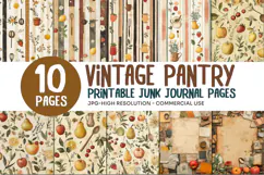 Vintage Pantry Junk Journal Pages Product Image 1