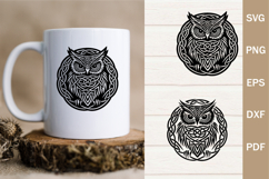 Celtic art SVG, Celtic Owl SVG Product Image 1