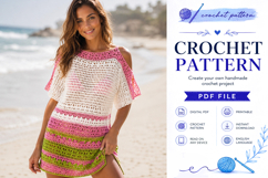 Crochet Beach Cover Up Pattern PDF Product Image 5