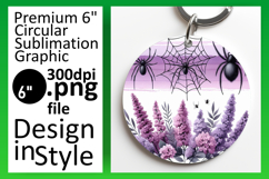 Charming Keychain Round Design Template , Halloween Product Image 1