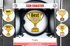 Car Coaster Trophy Product Image 1