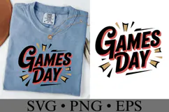 Games Day Svg | Sport Svg | Shirt Svg Product Image 2