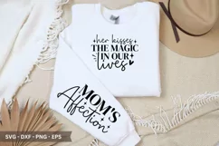 Her Kisses the Magic SVG - Mother's Day Sleeve T shirt Desig Product Image 1