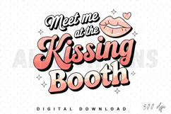 Meet Me at the Kissing Booth Sublimation PNG Product Image 1
