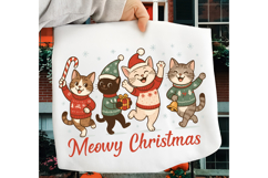Meowy Christmas PNG, Christmas Cat PNG, Christmas Season PNG Product Image 2