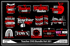 Teacher SVG Bundle, Teacher Shirt Svg, Teach Svg Product Image 1