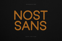 Nost Sans Textured Modern Sans Serif Font Product Image 1