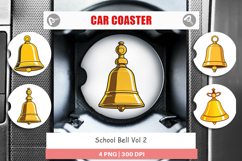 Car Coaster School Bell Product Image 1