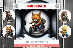 Car Coaster Road Rage Critters Product Image 1
