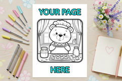 Printable worksheet page mockup Product Image 2