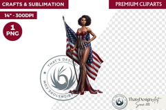 4th of July Character PNG, Patriotic Americana Portraits Product Image 1