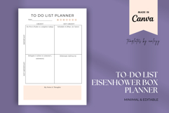 To-Do List Eisenhower Box Planner Template | Productivity Product Image 1
