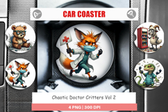 Car Coaster Doctor Chaos Critters Product Image 1
