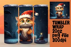 Winter Holiday Cat Tumbler Product Image 1