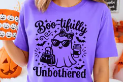 Boo-tifully Unbothered Svg, Sassy Halloween Svg, Ghost Svg. Product Image 2