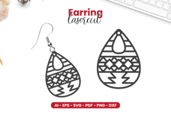 Earring LaserCut - Lasercut File Product Image 1