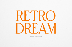 Retro Dream Elegant Vintage Serif Font Product Image 1