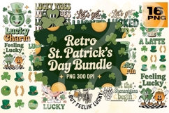Retro St. Patrick’s Day PNG Bundle 16 Product Image 1