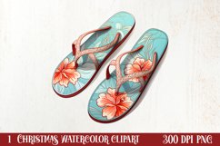 Tropical Christmas Clipart , Christmas PNG Product Image 2