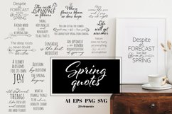 Spring quotes. SVG collection Product Image 1