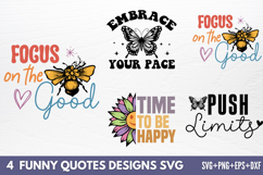 Motivational Quotes Designs SVG Product Image 1