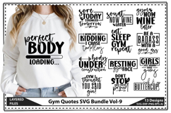 Gym Quotes SVG Bundle Product Image 1