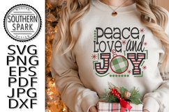 Christmas Peace Love And Joy Christmas Ornament Product Image 2