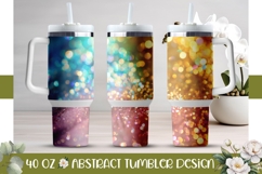 Glitter Tumbler Wrap, Rainbow 40 Oz Tumbler Sublimation Product Image 1
